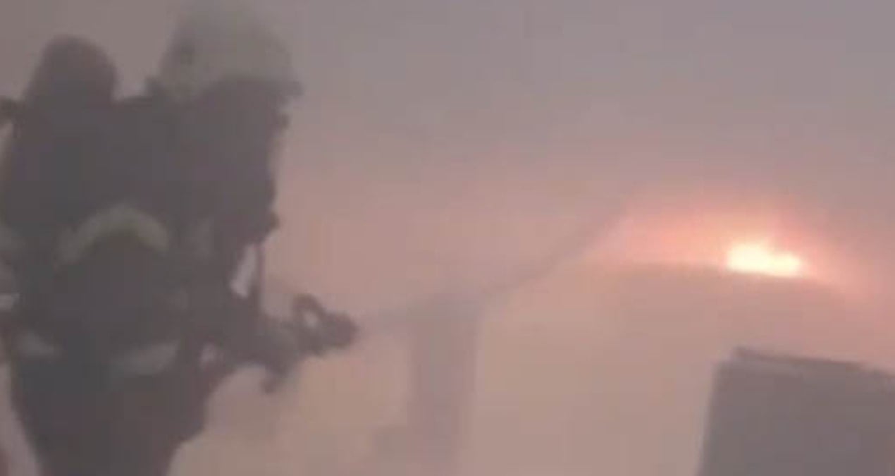 Blaze Engulfs Textile Factory in Kahramanmaraş