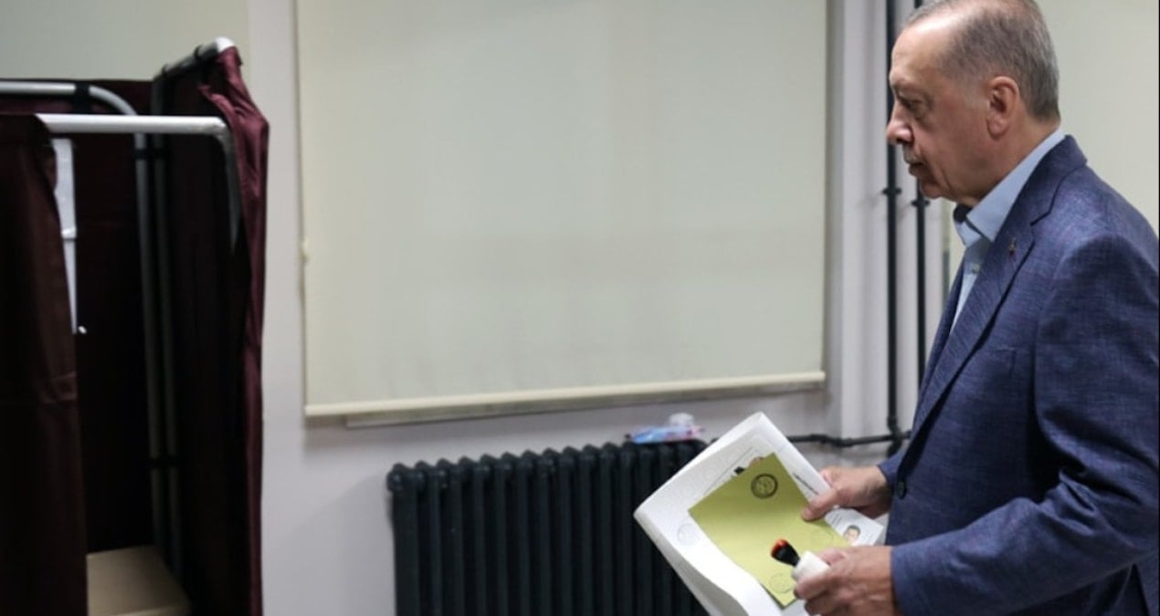 What is the electoral support for AKP without Erdoğan?