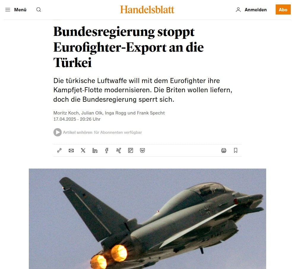 Imamoglu's Impact: Stopping Germany's Sale of Eurofighters to Turkey