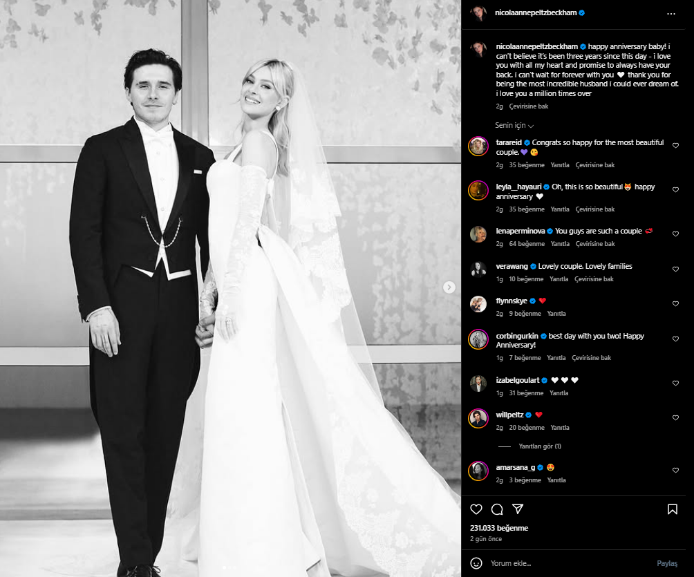 Inside the Beckhams' Quiet Support for Brooklyn and Nicola's Anniversary