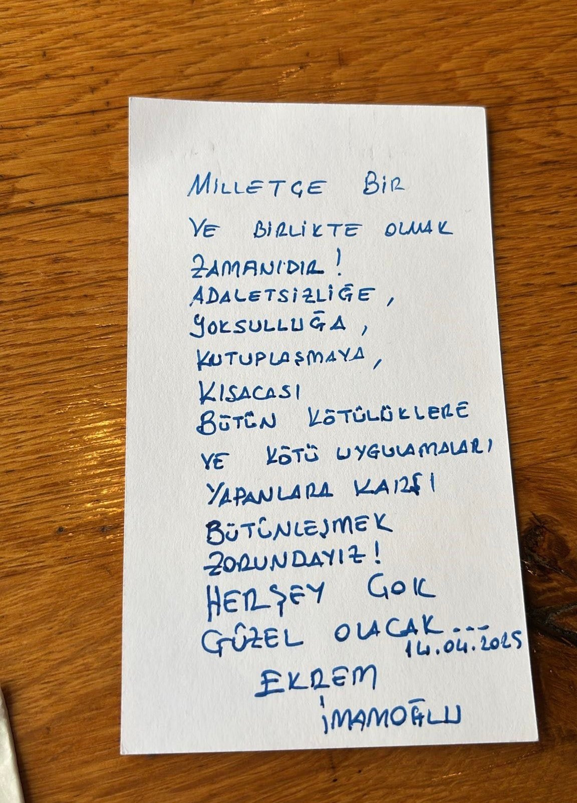 Birlikte güçlüyüz