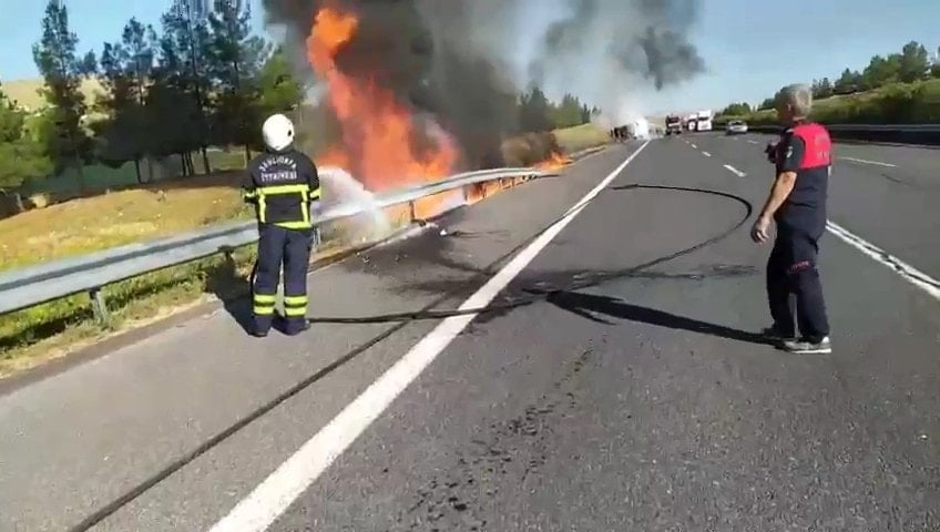 Fiery Fury: The Sözcü's Report on the Tanker Crash